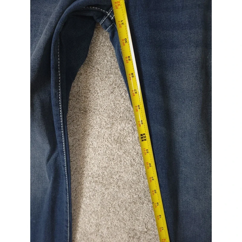 True Religion 32x32 Geno Big T Flap 5 Pockets Design 70045 Jeans NEW $199